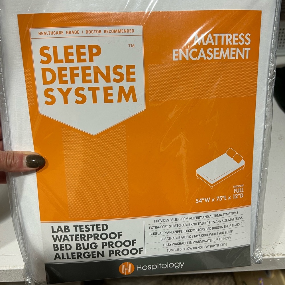 Sleep Defense System Mattress Encasement - White